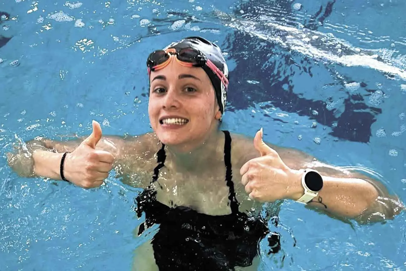 <p>In the Duck\\'s 25-metre breaststroke \\u201CAt Go\\u201D race, Louise Poulain showed that training does pay off at just 0.01 seconds under her time. Photo: Supplied</p>\\n