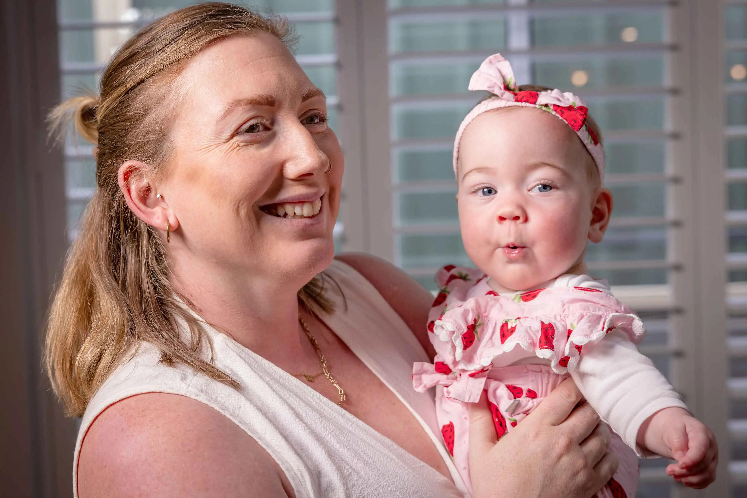 <p>New mum Hannah was unable to breastfeed Matilda and her twin sister when they were born prematurely. Photo: AAP/Nadir Kinani</p>\\n