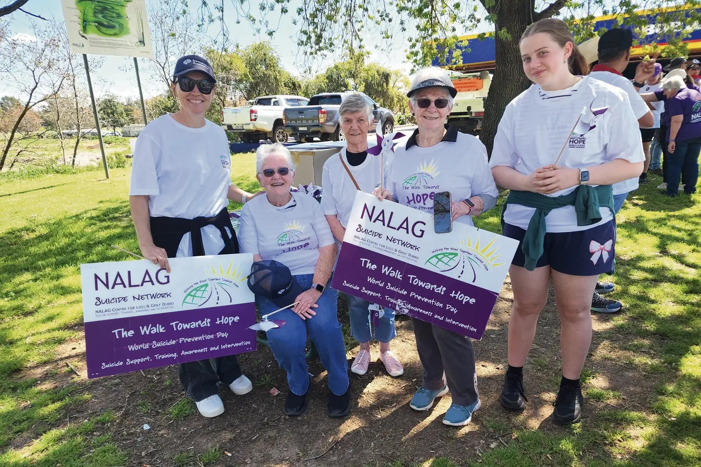 <p>Libby, Jude, Bev, Shirley and Anne. Photo: Dubbo Photo News. </p>\\n