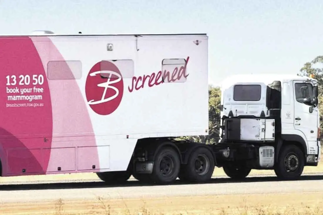 <p>The BreastScreen NSW mobile screening clinic will visit Yeoval and Wellington next month. Photo: WNSWLHD</p>\\n