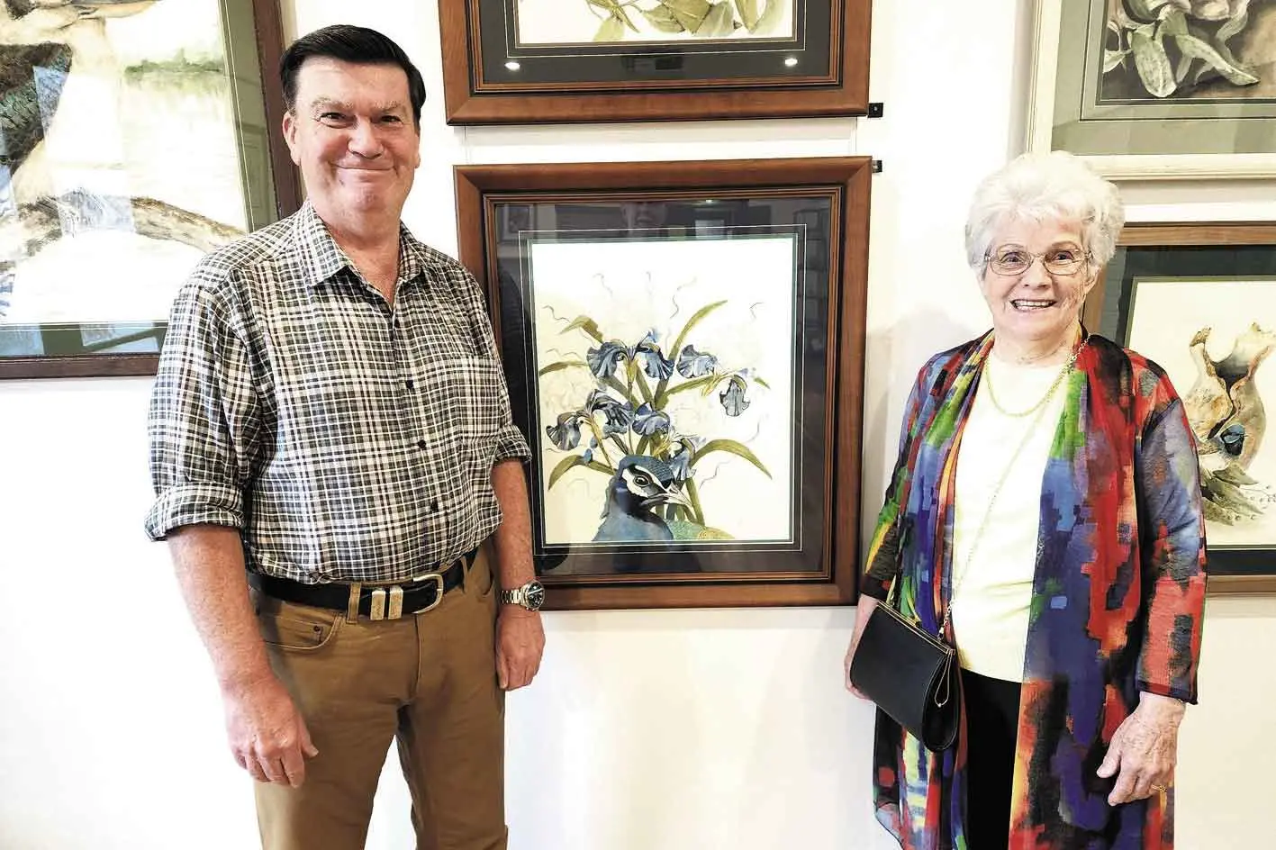 <p>Artist Stuart Vorias and his proud mum Joy Sumsion. Photo: Dubbo Photo News</p>\\n