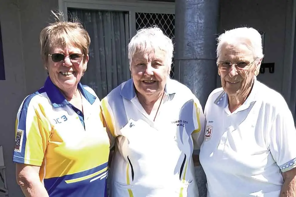 <p>Ladies\\' Day winners Merrill O\\'Sullivan, Pat Sherwin and Mary Perry. Photo: Back Bowls</p>\\n
