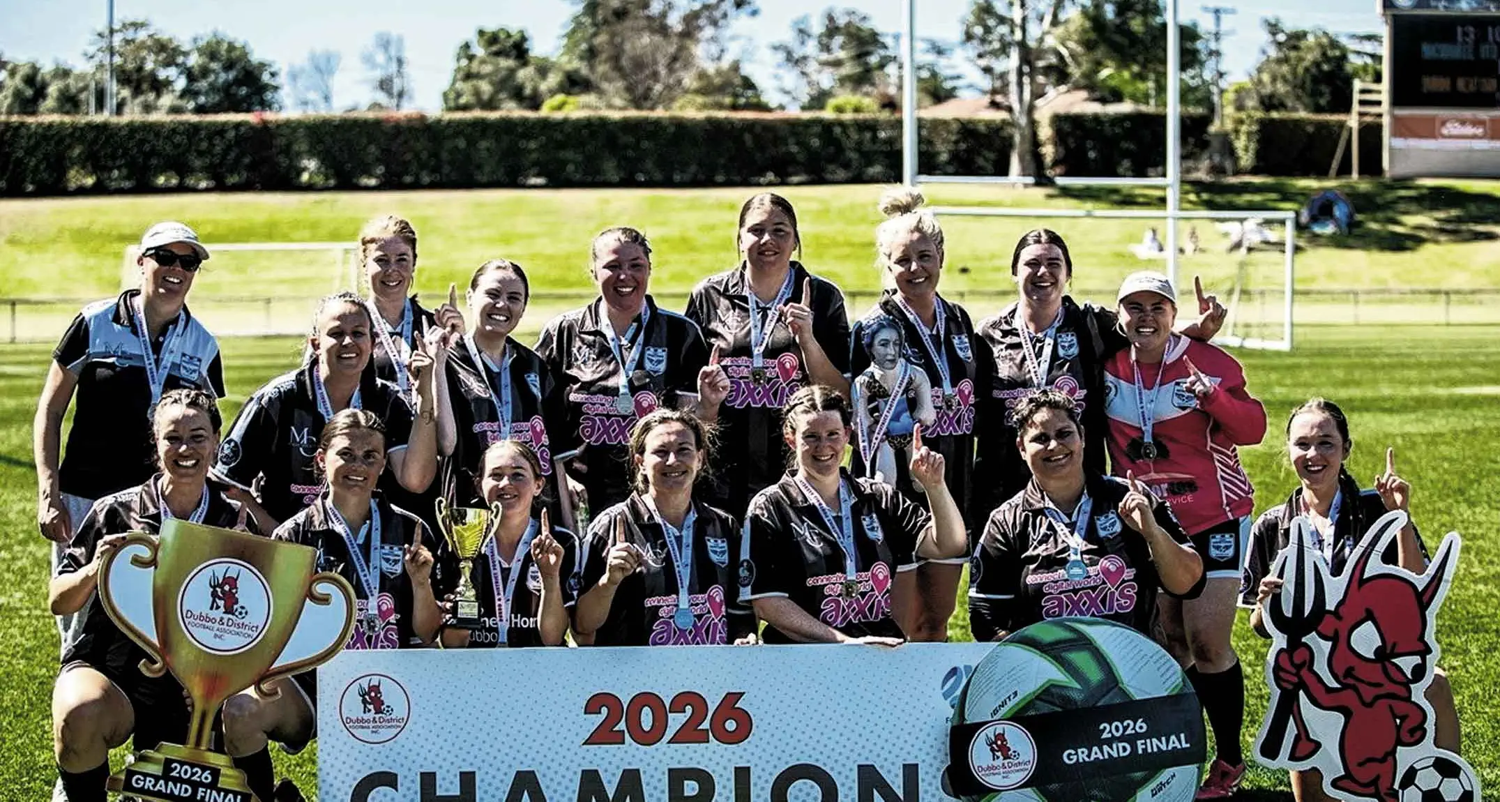 Newtown ladies celebrate with style in local soccer