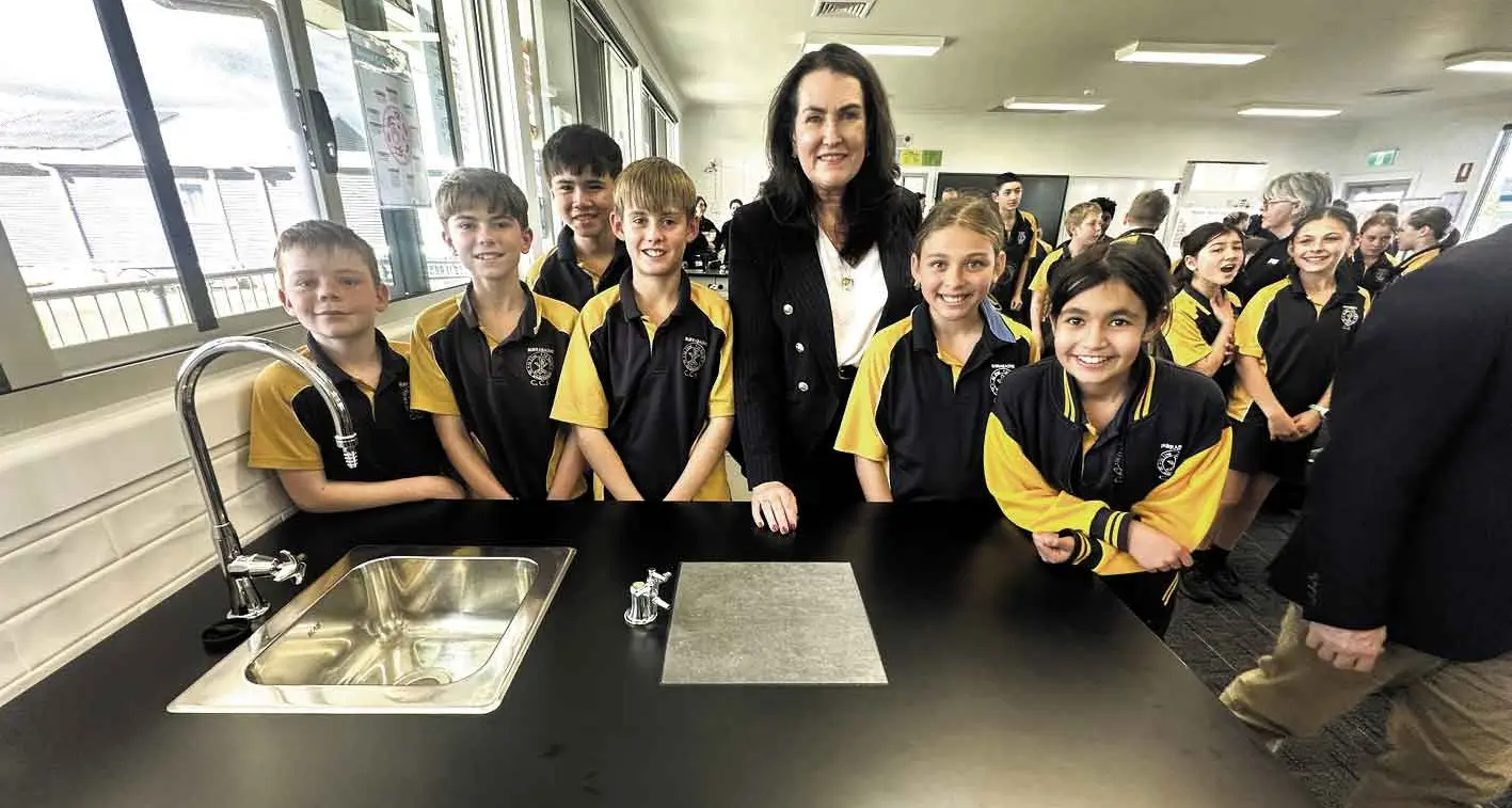 Burrabadine's new state of the art science building