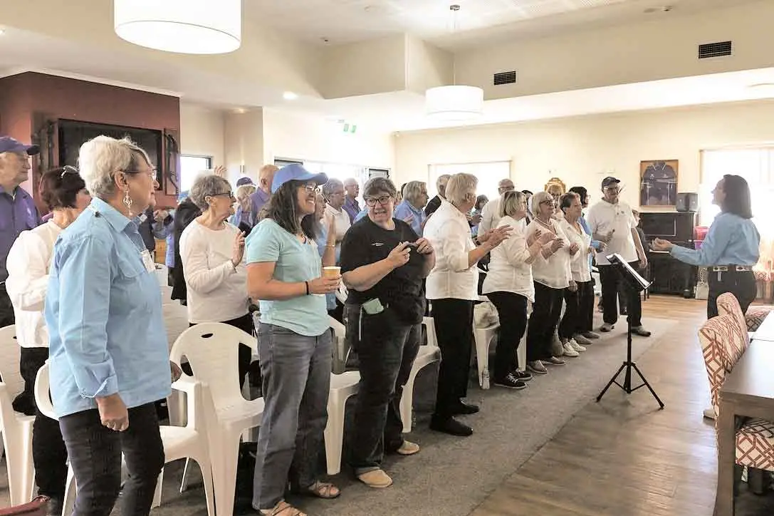 <p>The Sing Out Choir performed recently at the Kintyre Open Day. Photo: Dubbo Photo News</p>\\n