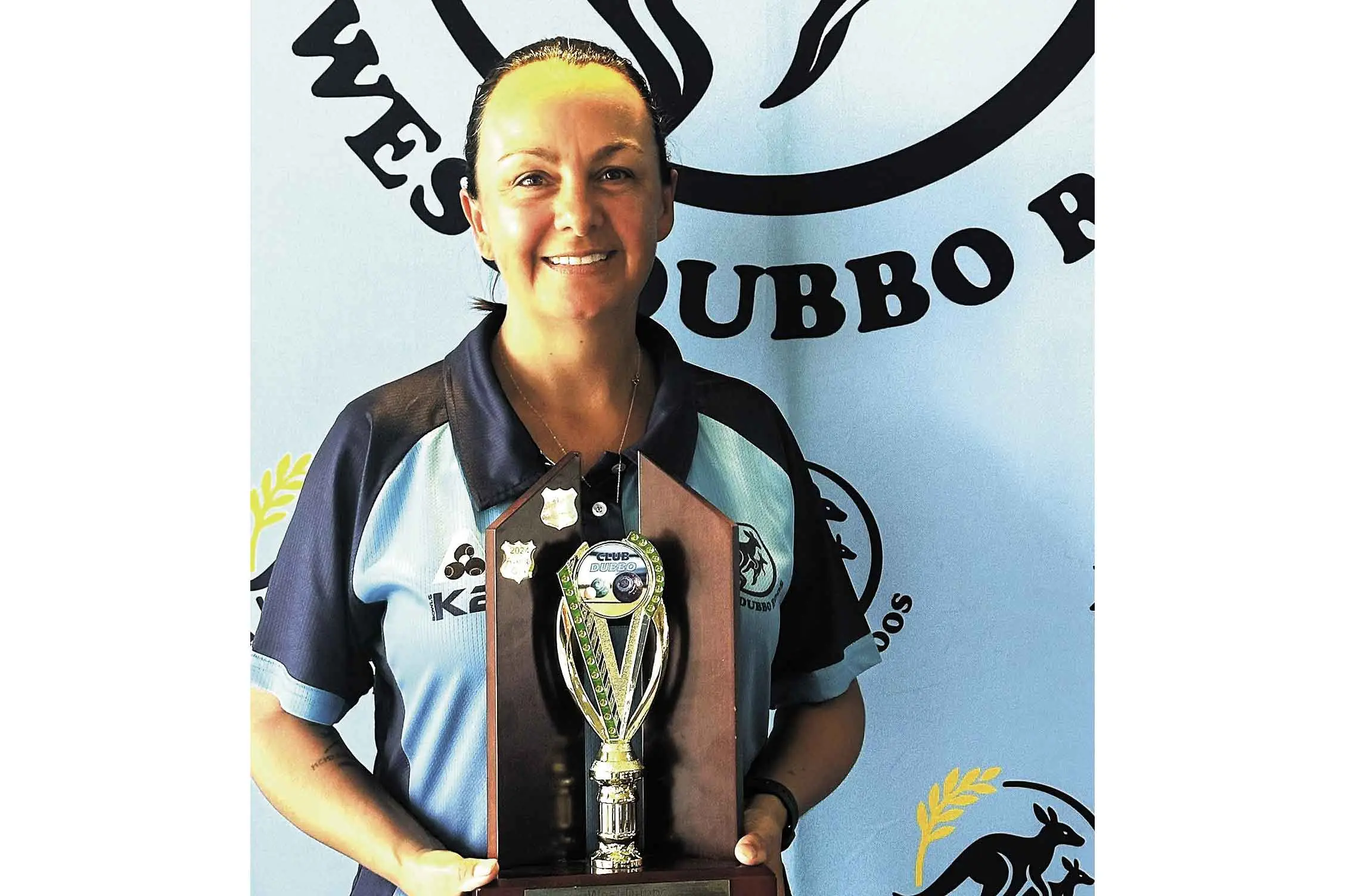 <p>Minor Singles Women\\u2019s Champion for West Dubbo Bowls, Kelly Dart. Photo: Supplied</p>\\n