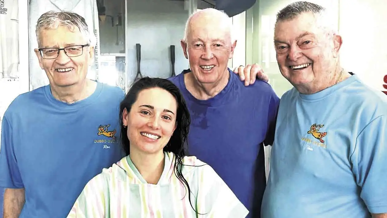 Ducks hold memorial relay, a celebration of life, and a farewell for the lovely Louise