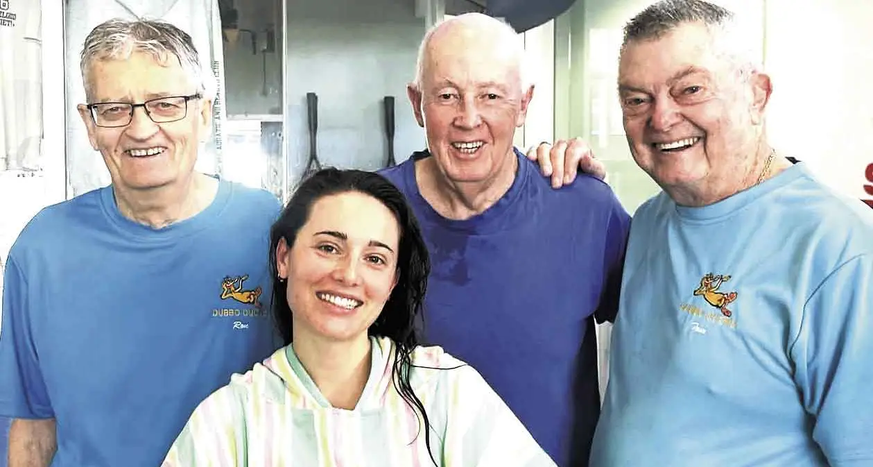 Ducks hold memorial relay, a celebration of life, and a farewell for the lovely Louise