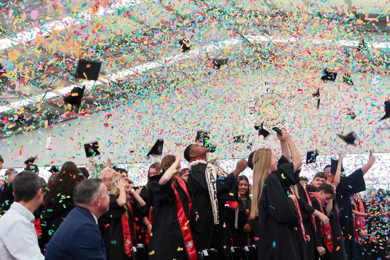 <p>Dubbo Senior Campus graduates celebrate the end of their high school years. Photo: Parkes Electorate</p>\\n
