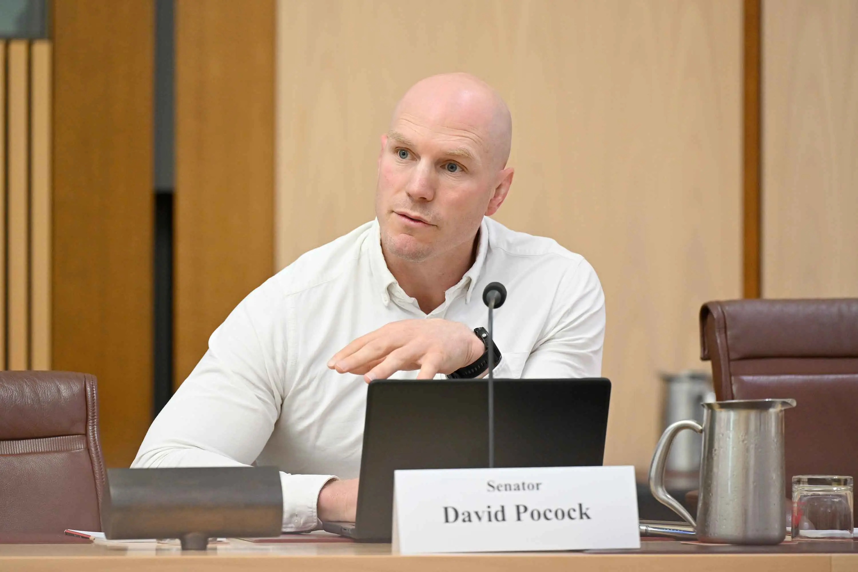 <p>Independent senator David Pocock is a vocal critic of the ongoing use of paraquat in Australia. Photo: AAP/Lukas Coch</p>\\n