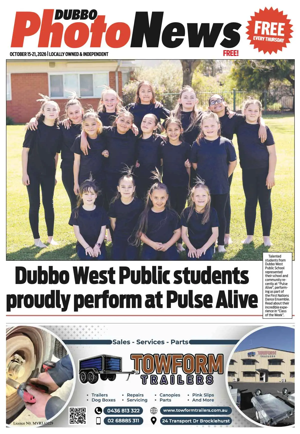 Dubbo Photo News, 15/10/2026