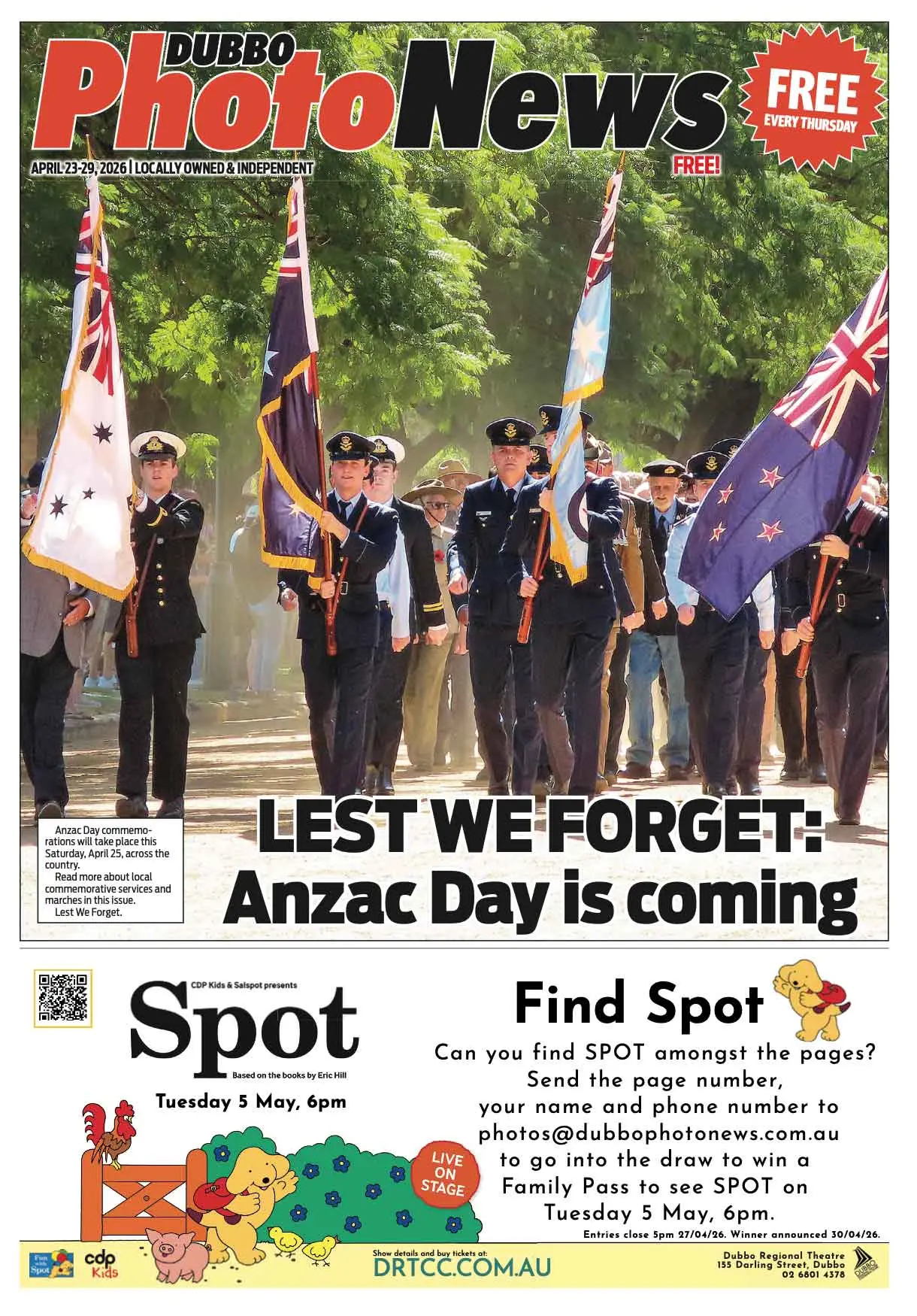 Dubbo Photo News, 23/04/2026