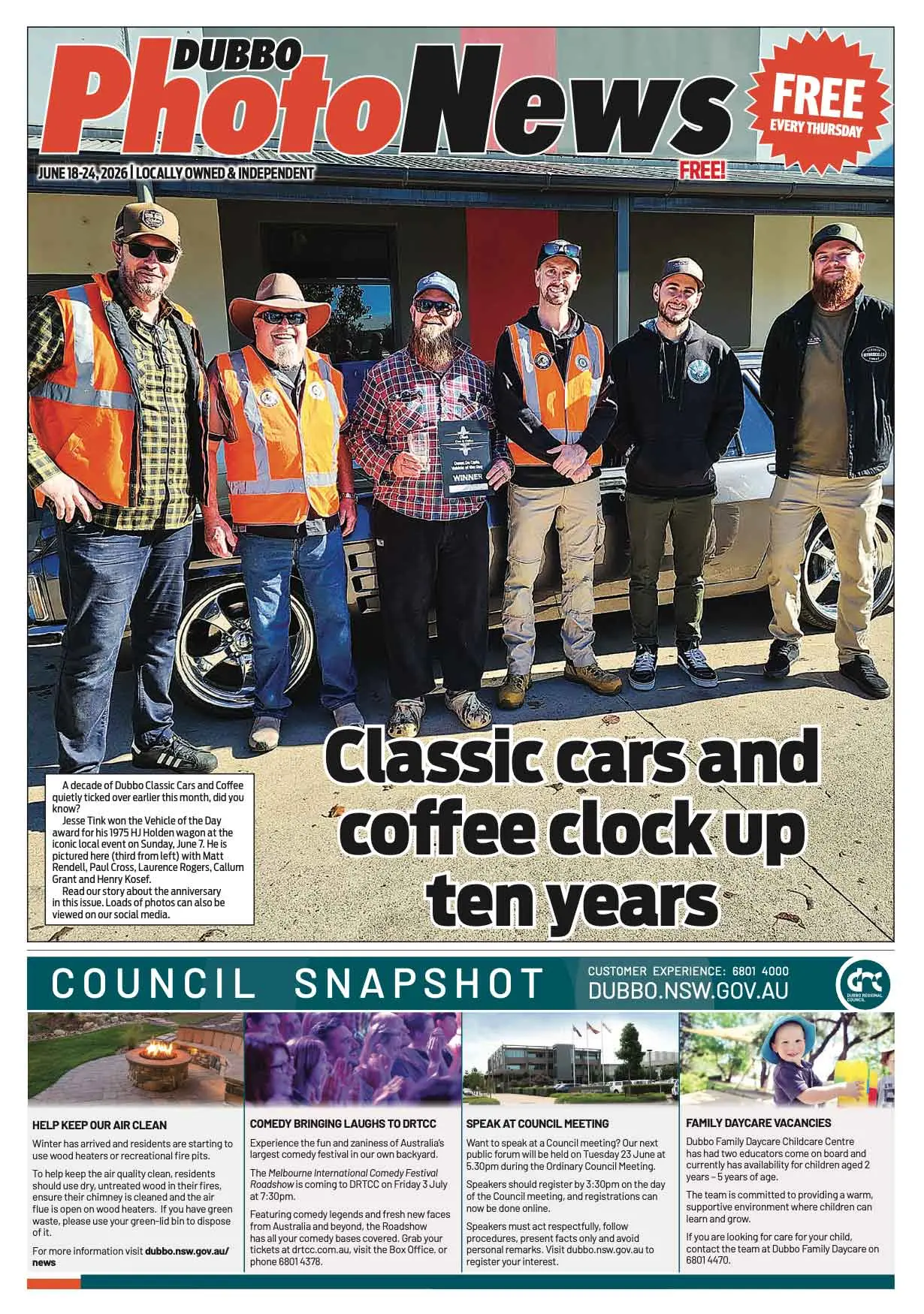 Dubbo Photo News, 18/06/2026
