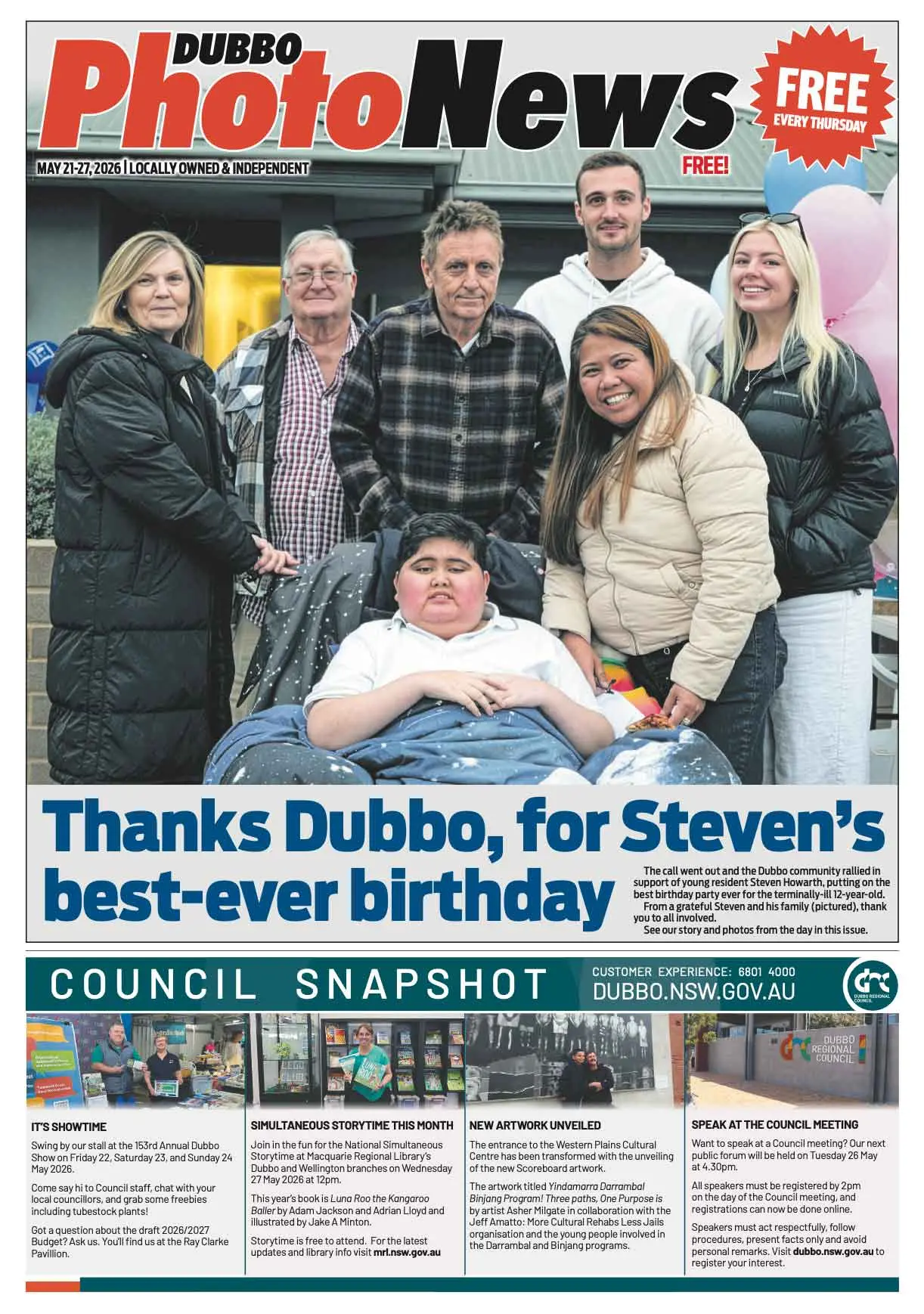 Dubbo Photo News, 21/05/2026