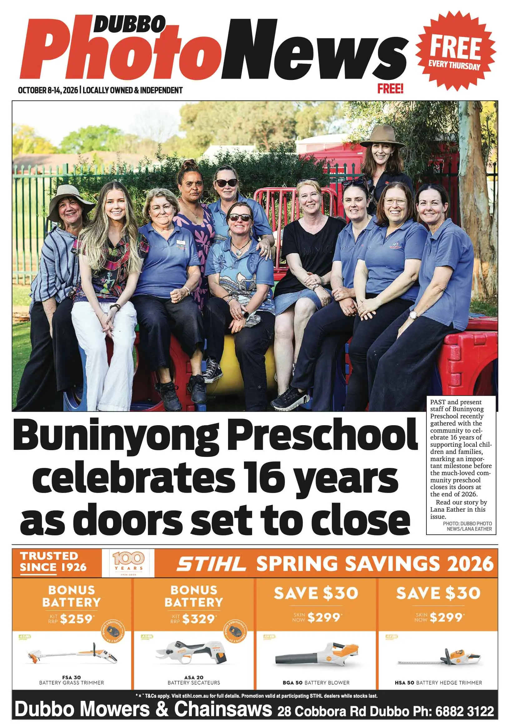 Dubbo Photo News, 08/10/2026